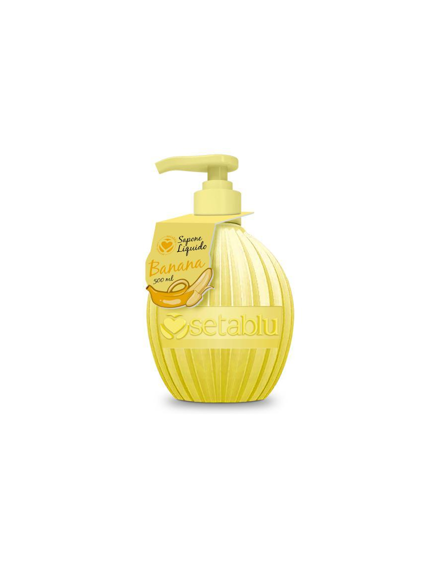 ROUND LIQUID SOAP 500 ML WITH BANANA SCENT