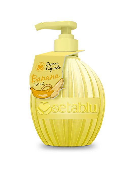 ROUND LIQUID SOAP 500 ML WITH BANANA SCENT