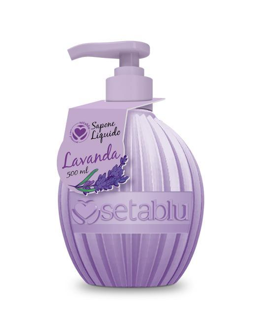 SAPONE LIQUIDO TONDO 500 ML AL PROFUMO DI LAVANDA