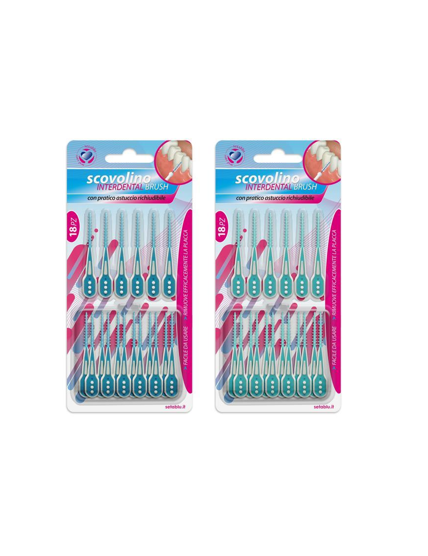 18 PIECE RUBBER BRUSH WITH CASE