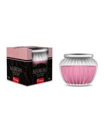 CANDELA IN JAR 85 GR ROSA BULGARA