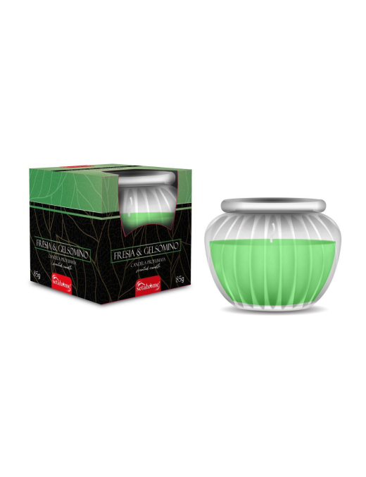 CANDELA IN JAR 85 GR FRESIA E GELSOMINO