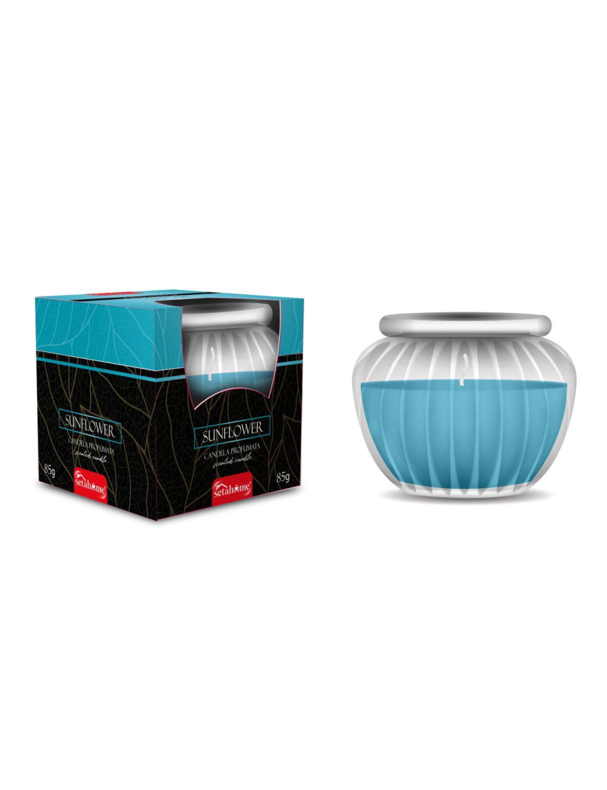 CANDELA IN JAR 85 GR GIRASOLE