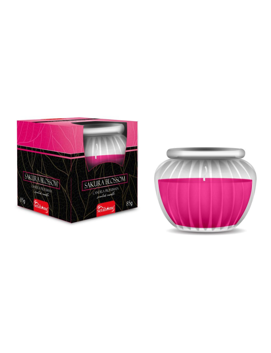 CANDELA IN JAR 85 GR FIORI CILIEGIO