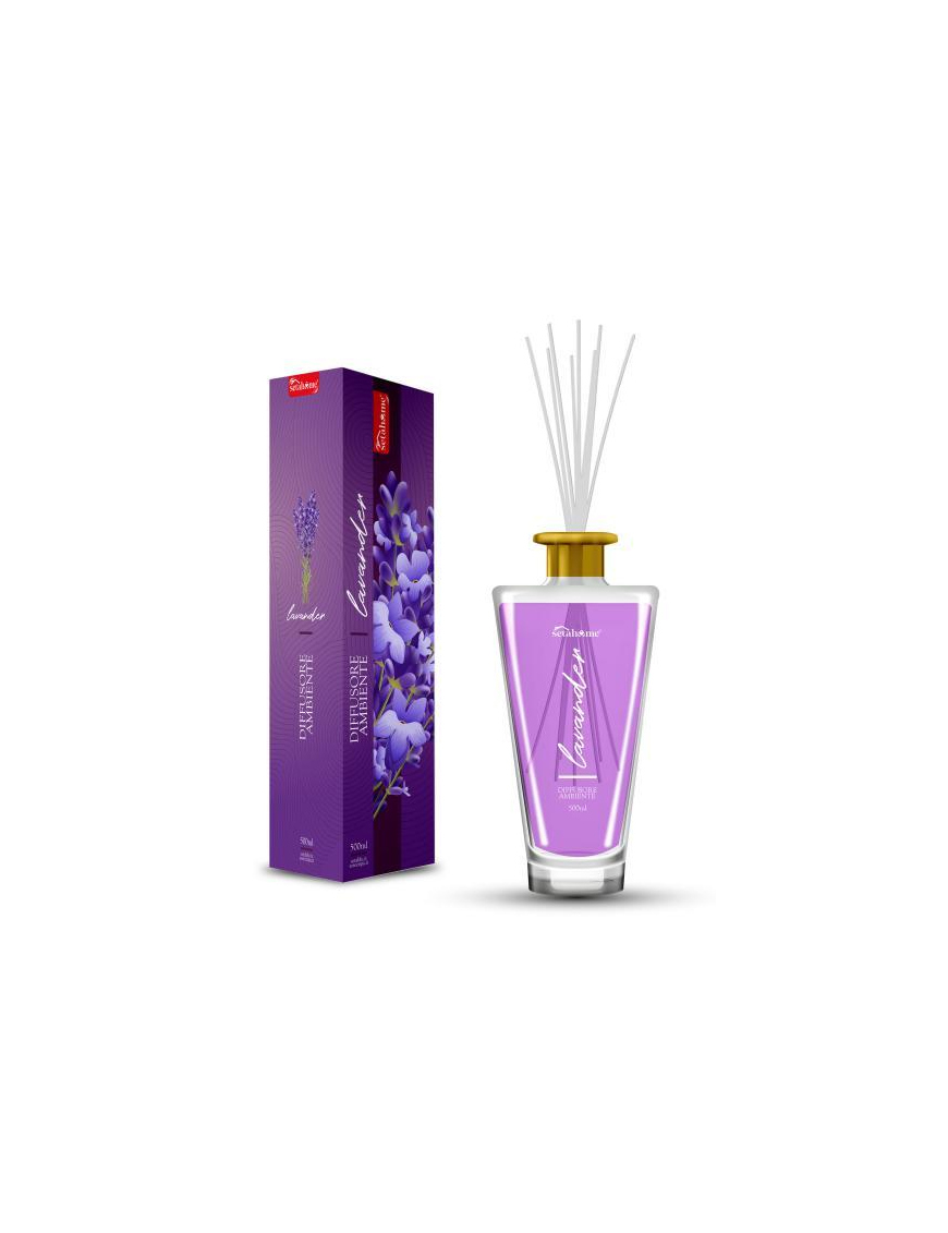 DIFFUSORE CON BASTONCINO 500 ML LAVANDA