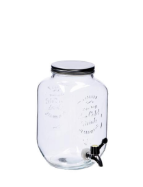 4 LITER GLASS AND CAN DISPENSER