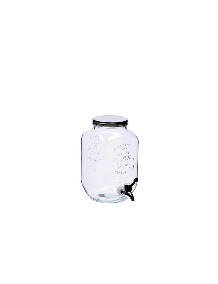 4 LITER GLASS AND CAN DISPENSER