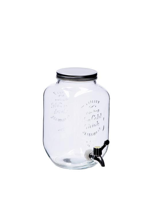 4 LITER GLASS AND CAN DISPENSER