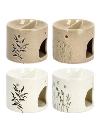 CERAMIC OIL BURNER 11x9cm ASSORTED