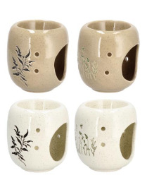 CERAMIC OIL BURNER 11.5x12cm ASSORTED