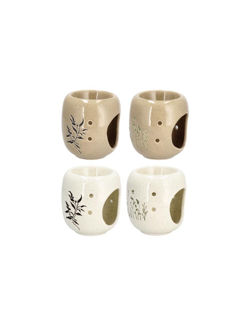 CERAMIC OIL BURNER 11.5x12cm ASSORTED
