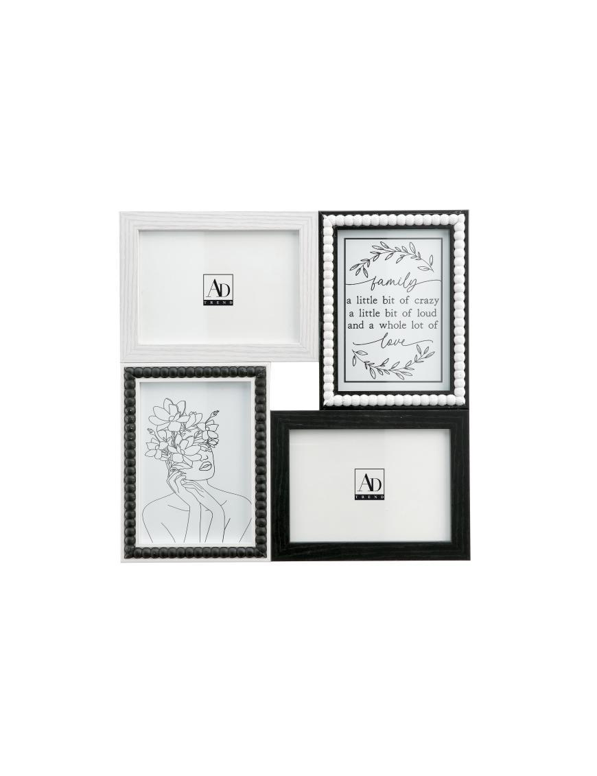 MULTI MDF PHOTO FRAME 4 PHOTOS 36.5x36.5cm