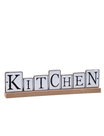 SCRITTA DECORATIVA KITCHEN 34x4x9cm