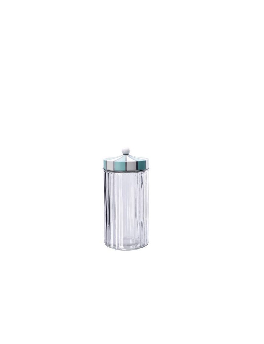 GLASS AND CAN JAR WITH LID 11x24cm