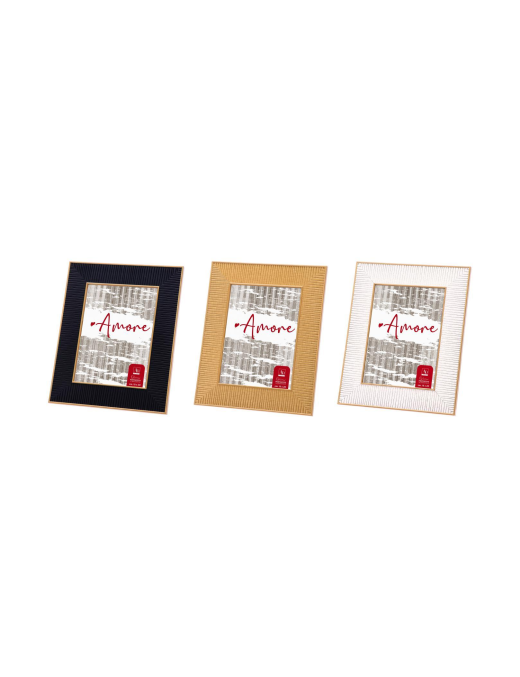 PLASTIC PHOTO FRAME 15x20cm ASSORTED COLORS