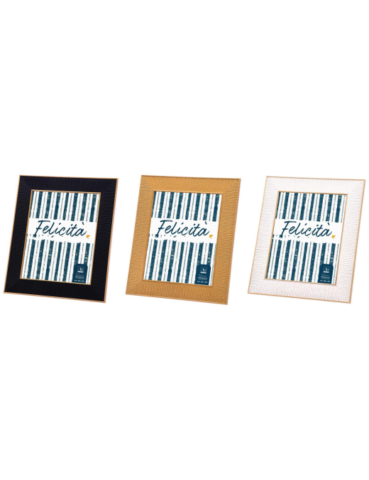 PLASTIC PHOTO FRAME 20x25cm ASSORTED COLORS