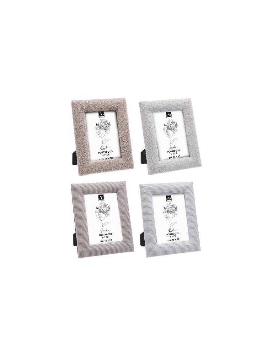 MDF PHOTO FRAME 15x20cm ASSORTED COLORS