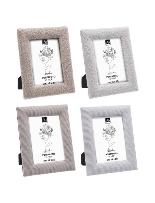 MDF PHOTO FRAME 15x20cm ASSORTED COLORS