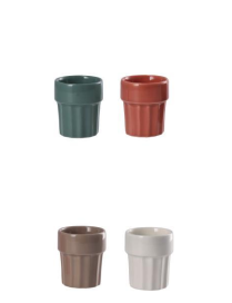 CERAMIC GLASS 95ml ASSORTED COLORS