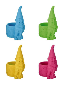 GNOMO COLOR POLYRESIN POT HOLDER 20x26cm