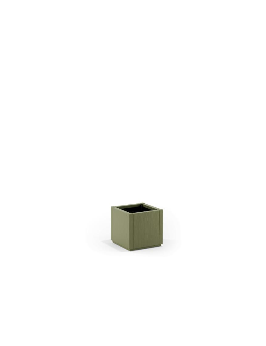 ETHICA SQUARE PLANTER 36cm GREEN