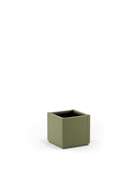 ETHICA SQUARE PLANTER 36cm GREEN