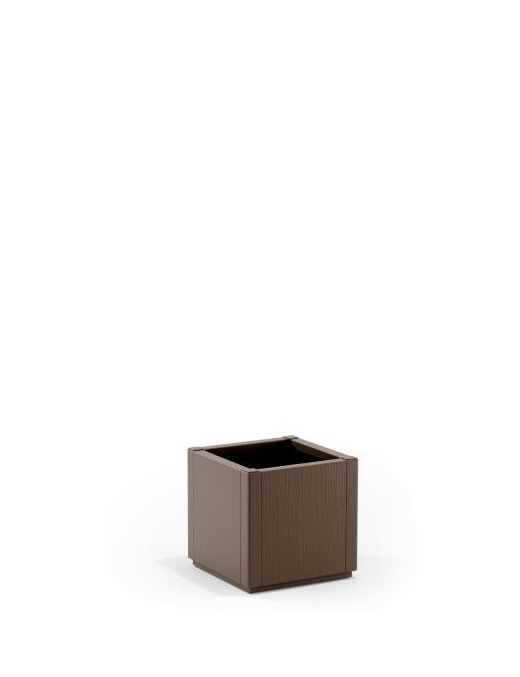 ETHICA SQUARE PLANTER 36cm TAUPE