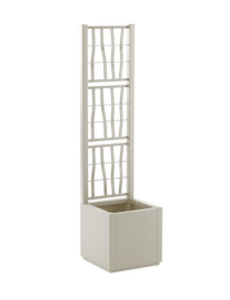 ETHICA SQUARE PLANTER 36cm PLASTER WITH ESPALIER