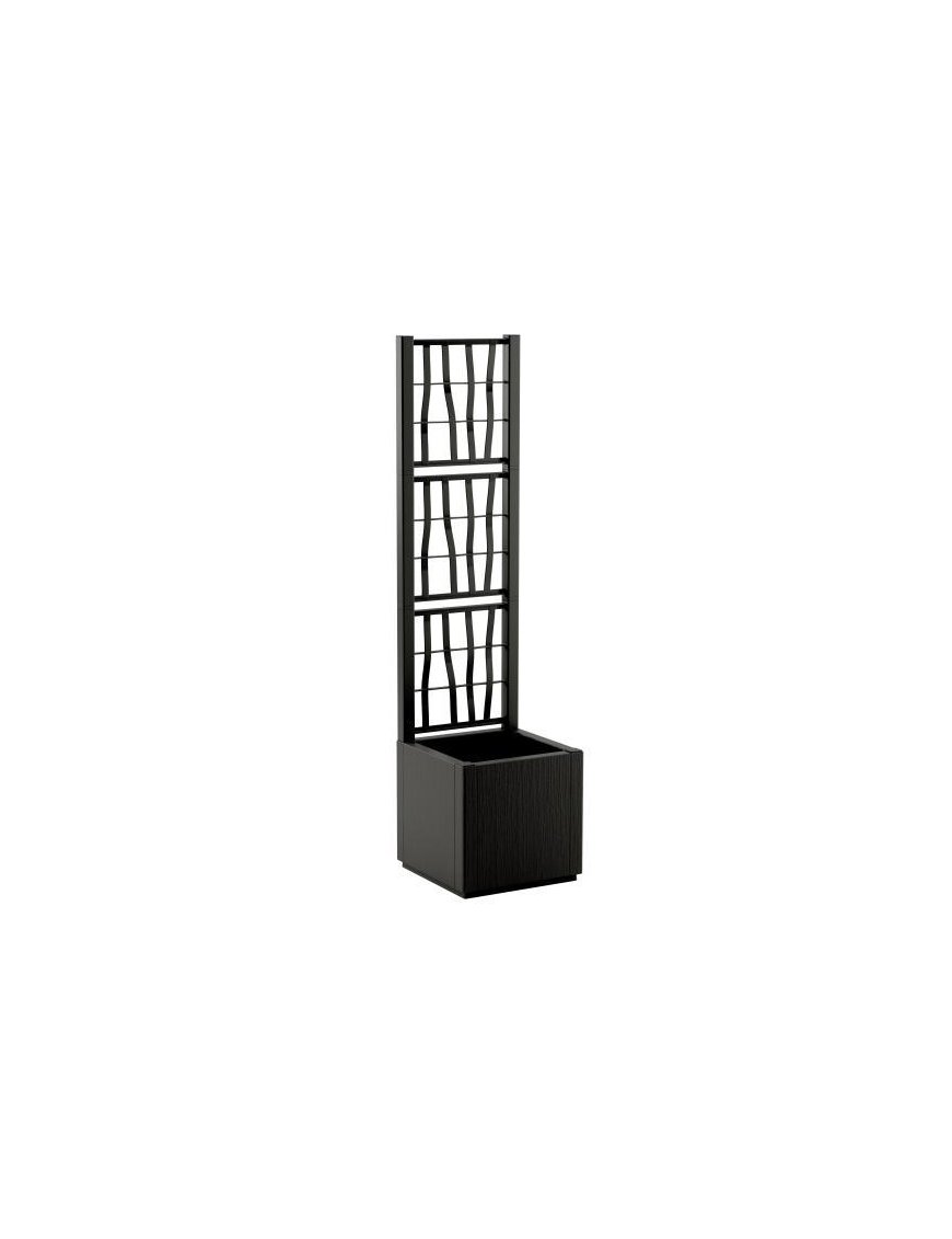 ETHICA QUADRA PLANTER 36cm GRAPHITE WITH ESPALIER