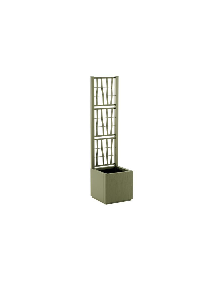 ETHICA QUADRA PLANTER 36cm GREEN WITH ESPALIER