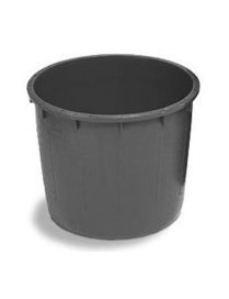 MASTELLONE ROTONDO 500lt NERO SENZA MANICI
