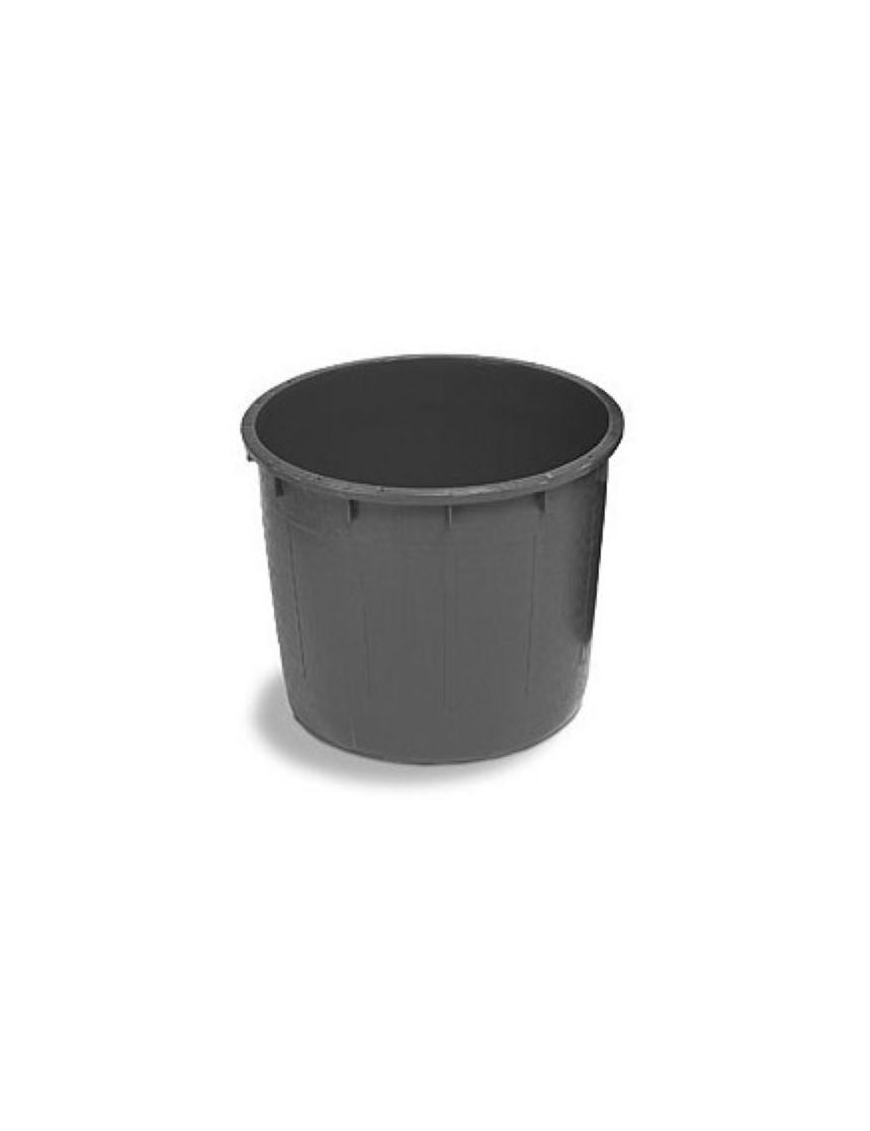MASTELLONE ROTONDO 350lt NERO SENZA MANICI