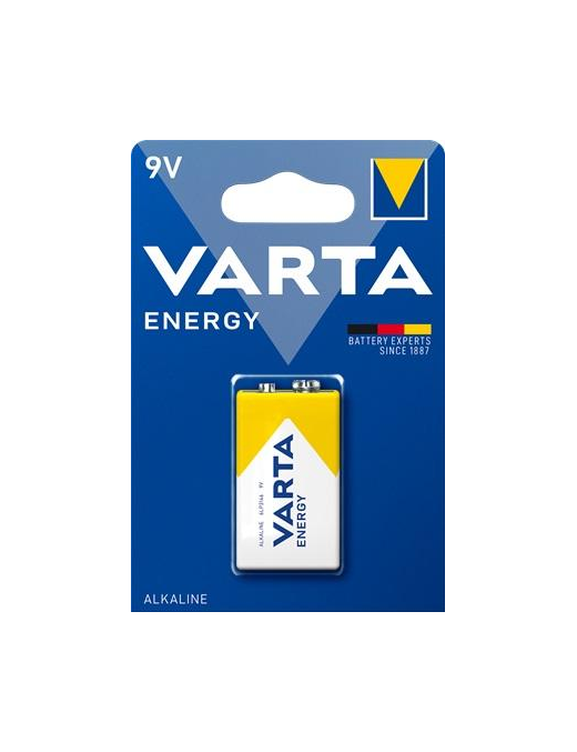 VARTA ALCALINE TRANSISTOR 9V 1pezzi