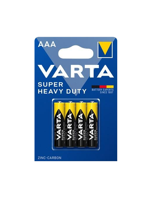 VARTA ZINC-CARBON MINI STYLE 4 pieces