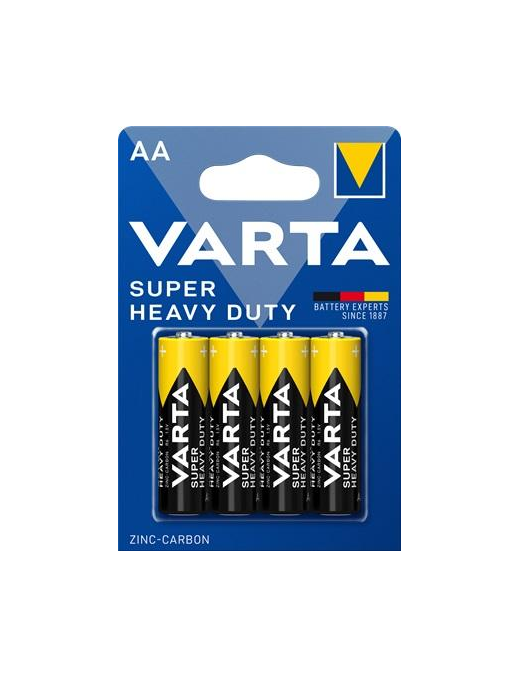 VARTA ZINCO-CARBONE STILO 4pezzi