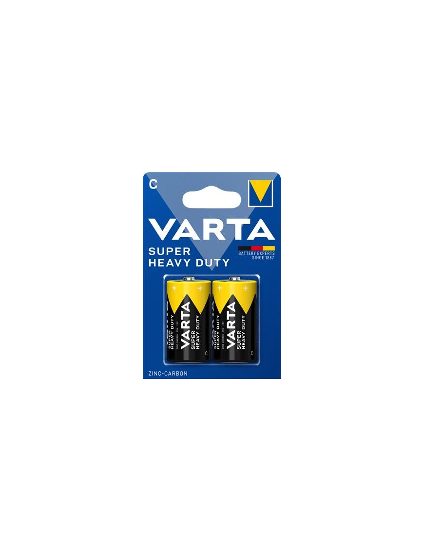 VARTA ZINCO-CARBONE MEZZA TORCIA 2pezzi