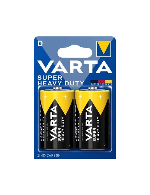 VARTA ZINCO-CARBONE TORCIA 2pezzi
