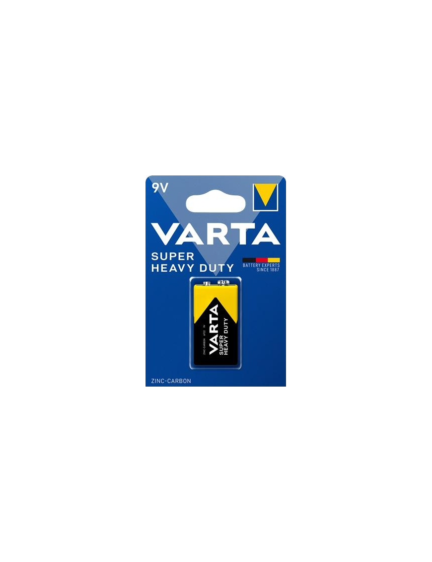 VARTA ZINCO-CARBONE TRANSISTOR 9V 1pezzi