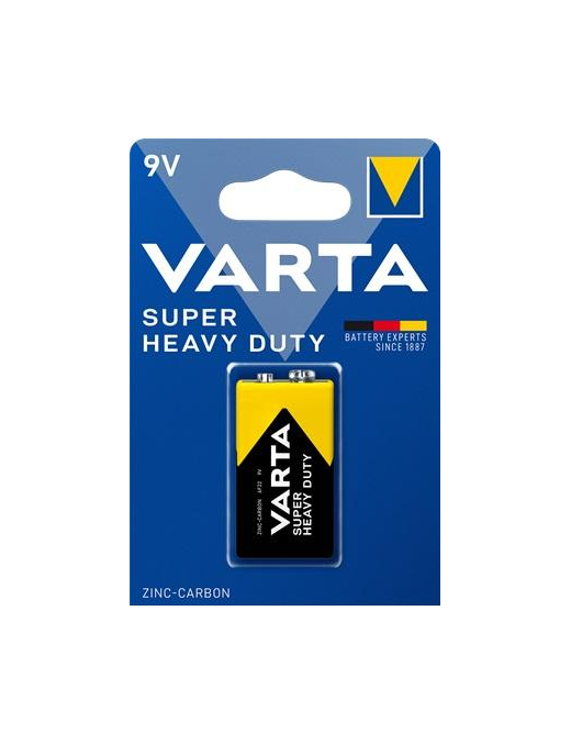 VARTA ZINC-CARBON TRANSISTOR 9V 1piece