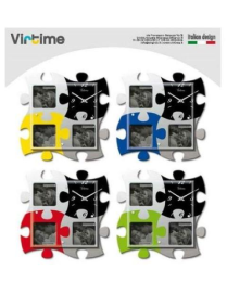 OROLOGIO PARETE MDF PUZZLE 33x33 1666/$$