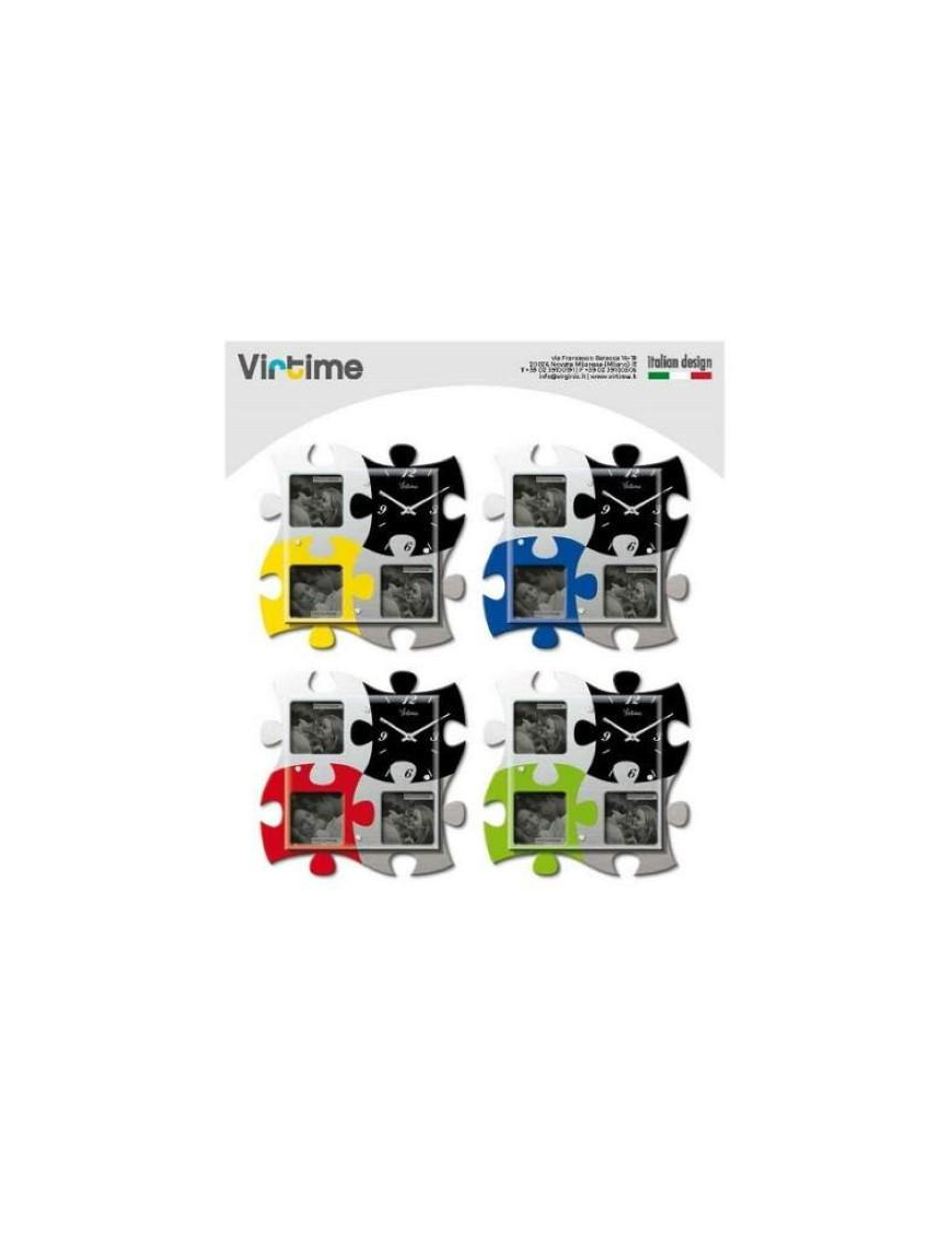 OROLOGIO PARETE MDF PUZZLE 33x33 1666/$$
