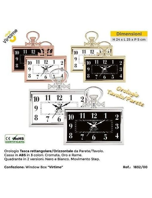 OROLOGIO TAVOLO/PARETE 24x25 1832/00 $$