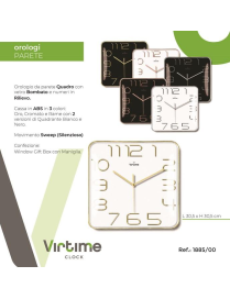 OROLOGIO PARETE ABS 30x30cm