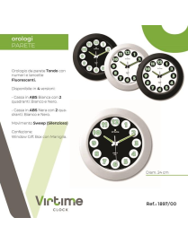 OROLOGIO PARETE ABS 23,7cm