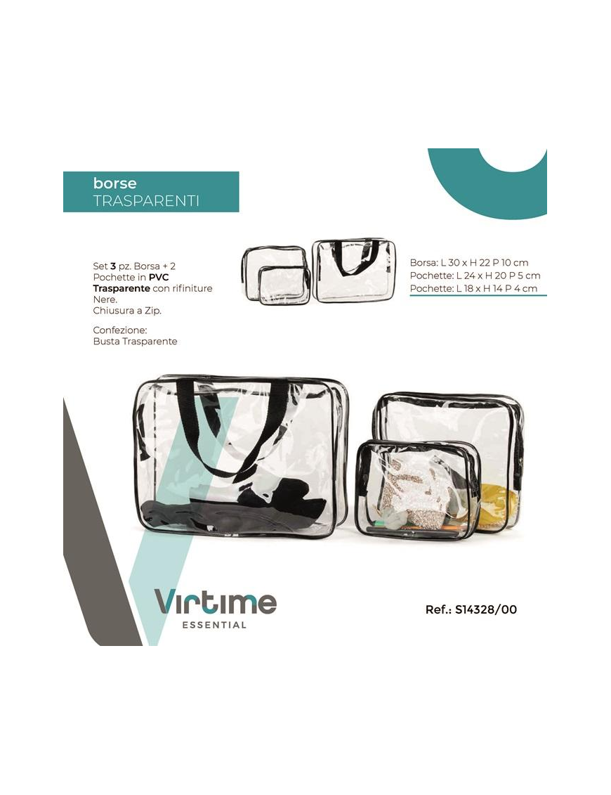 SET BORSA E 2 POCHETTE