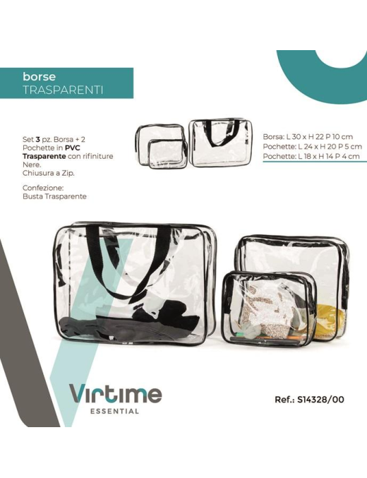 SET BORSA E 2 POCHETTE