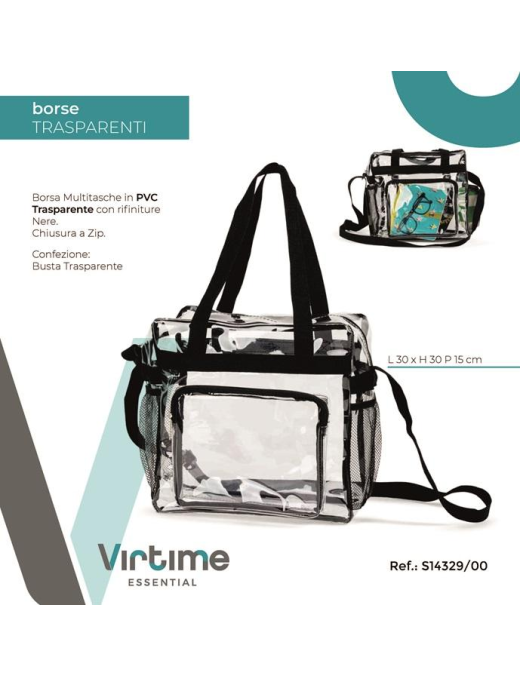 BORSA MULTITASCHE 30x30x15 cm