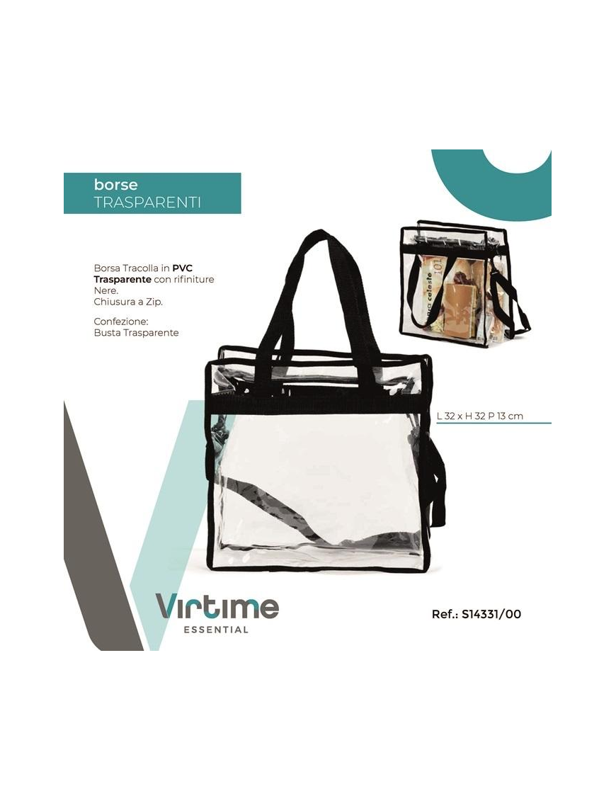 BORSA TRACOLLA 32x32x13cm