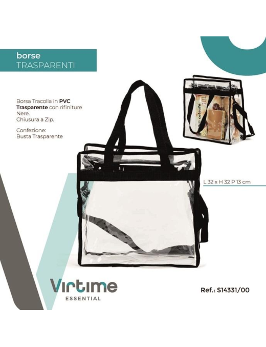 BORSA TRACOLLA 32x32x13cm
