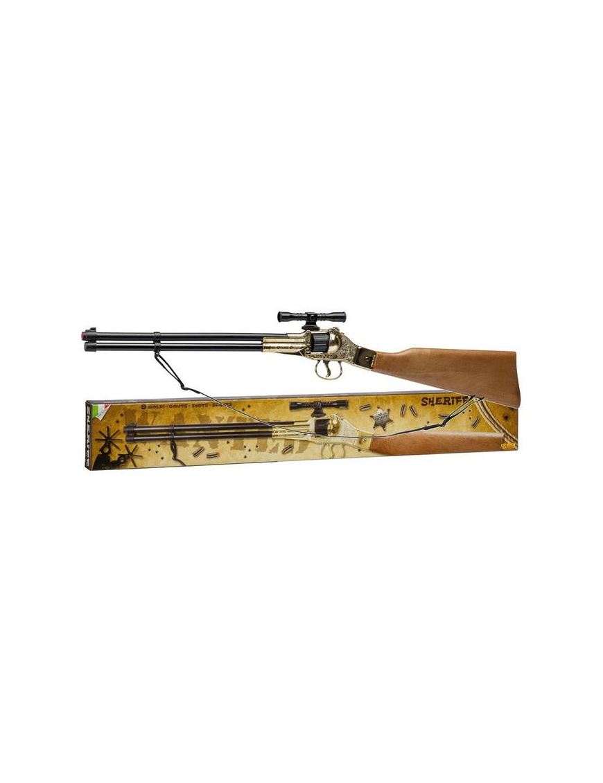 GOLD SHERIFF RIFLE 8 SHOTS